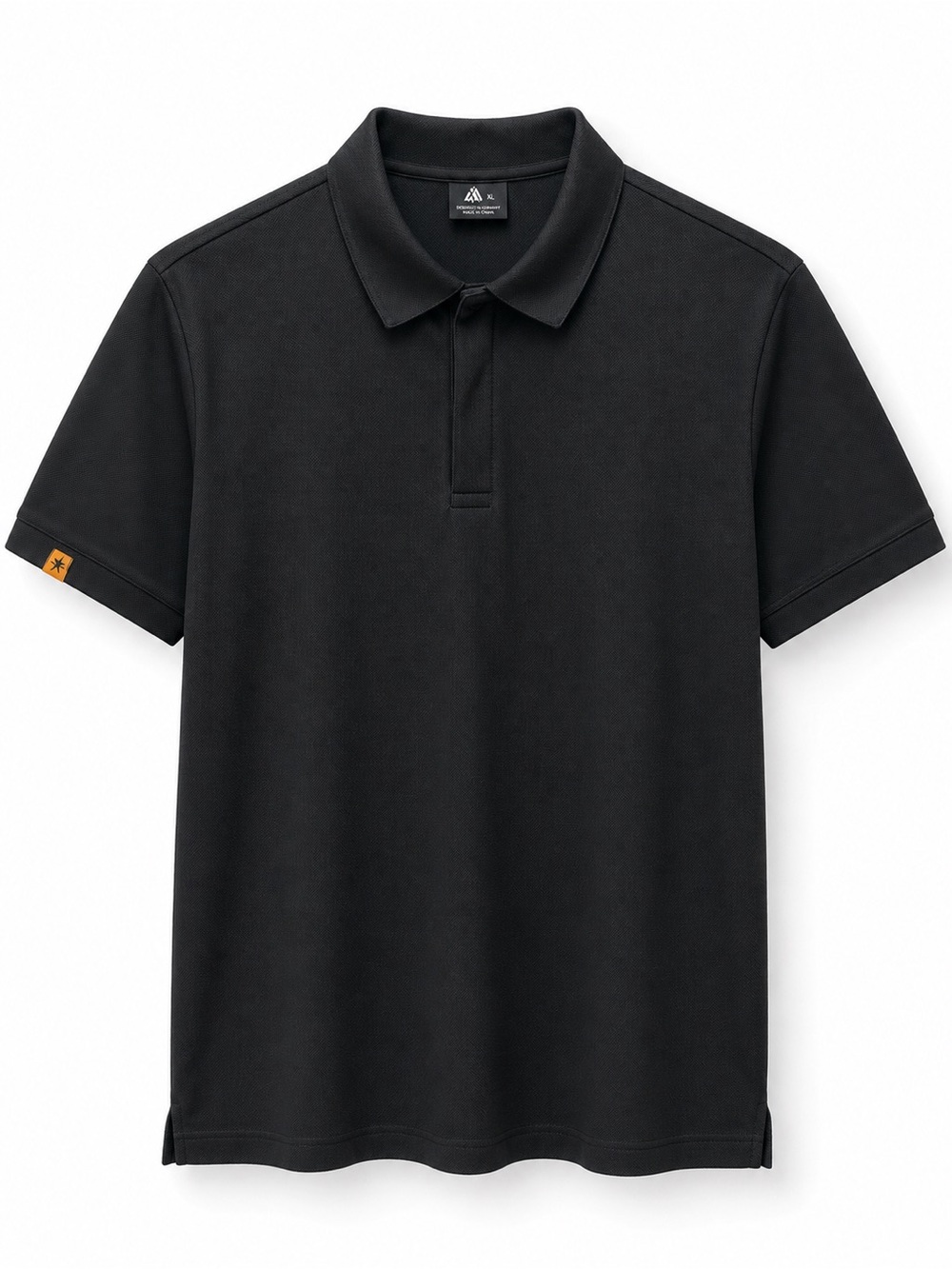 Men’s Black Performance Polo Shirt XL.